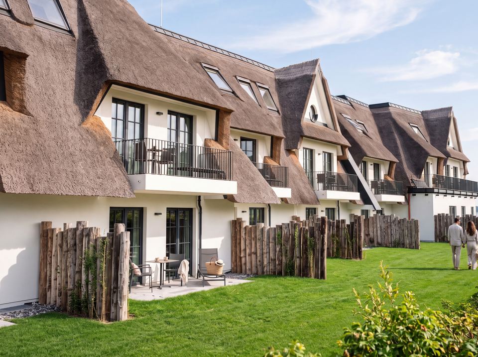 Gartenterrassen am Apartmenthaus